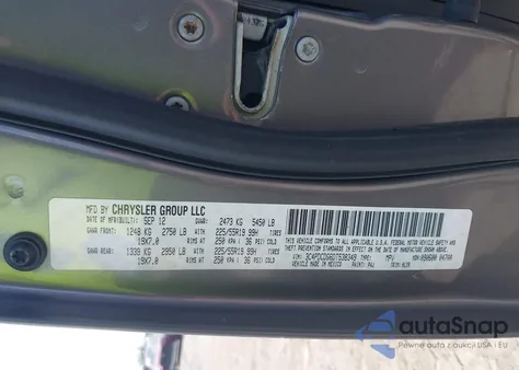 2013 Dodge Journey Crew z USA, uszkodzony, nr VIN 3C4PDCDG6DT538349